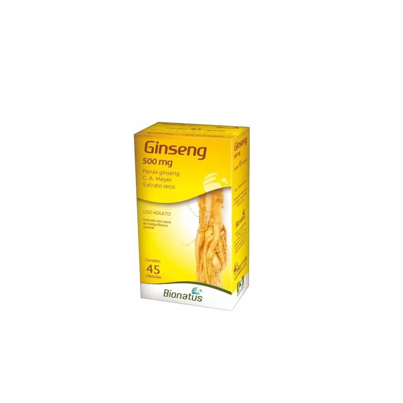 GINSENG 500MG COM 45 CAPSULAS BIONATUS