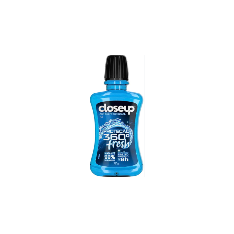ENXAGUANTE BUCAL CLOSEUP PROTEÇAO FRESH 360 250ML