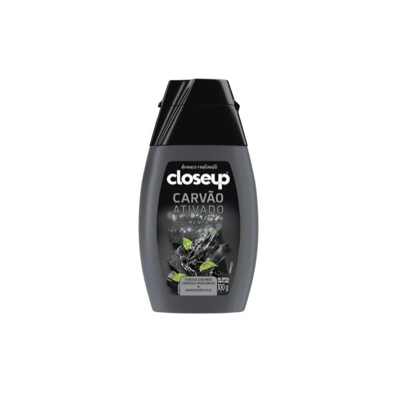 GEL DENTAL CLOSEUP CARVÃO ATIVADO MENTA 100G