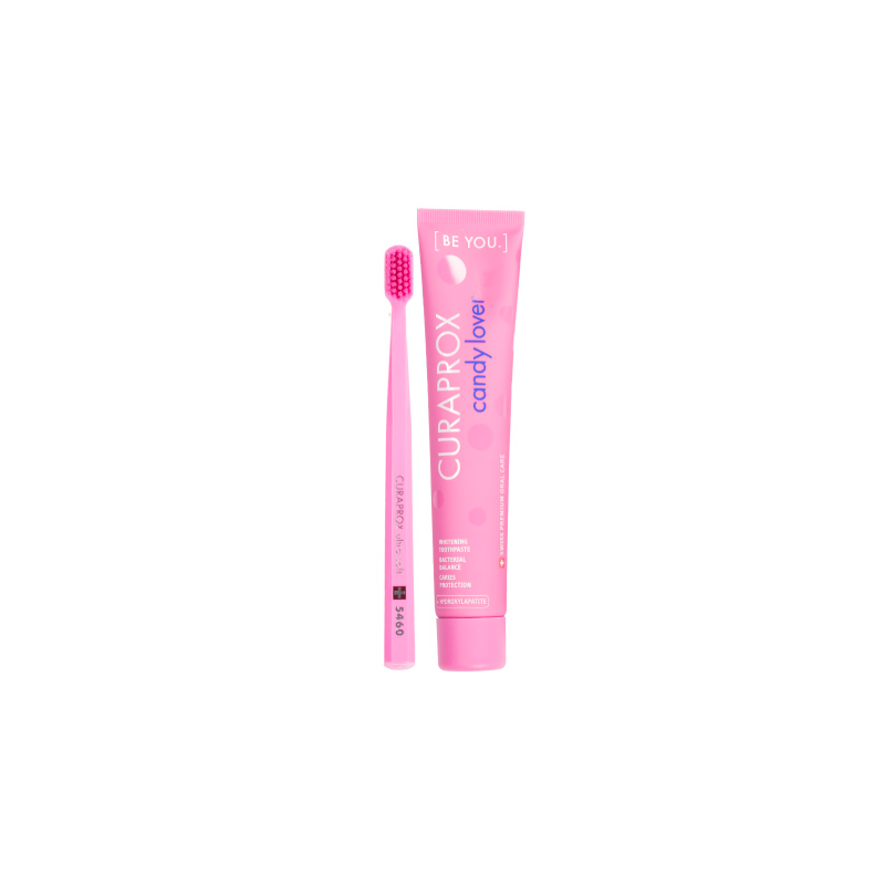 CREME DENTAL CURAPROX BE YOU CANDY LOVER ROSA 60G