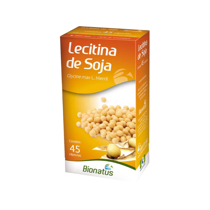 LECITINA DE SOJA COM 45 CAPSULAS BIONATUS