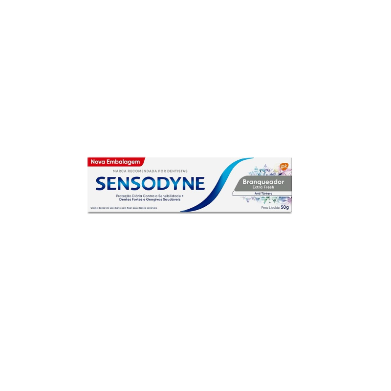 CREME DENTAL SENSODYNE BRANQUEADOR 50G