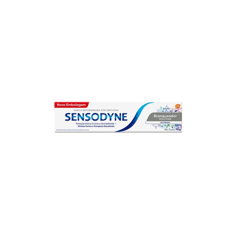 CREME DENTAL SENSODYNE BRANQUEADOR EXTRA FRESH 90G