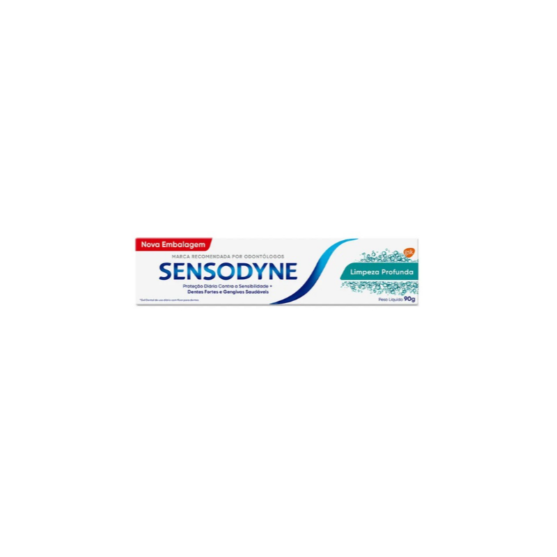 CREME DENTAL SENSODYNE LIMPEZA PROFUNDA 90G