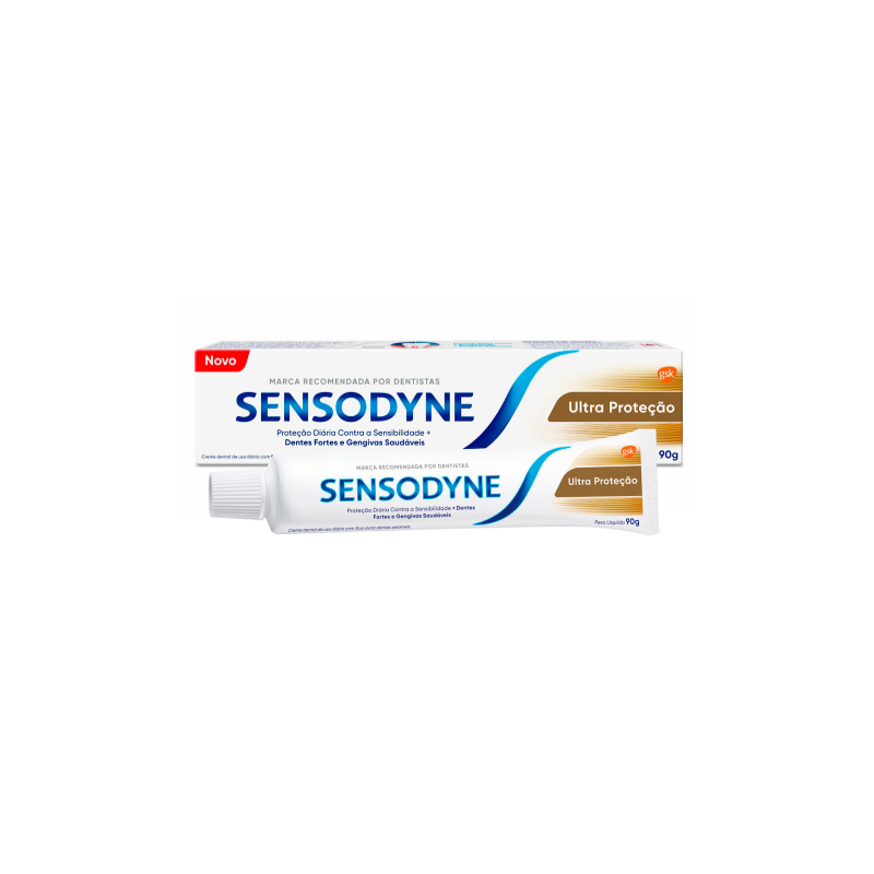 CREME DENTAL SENSODYNE ULTRA PROTEÇÃO 1 UNIDADE COM 90G