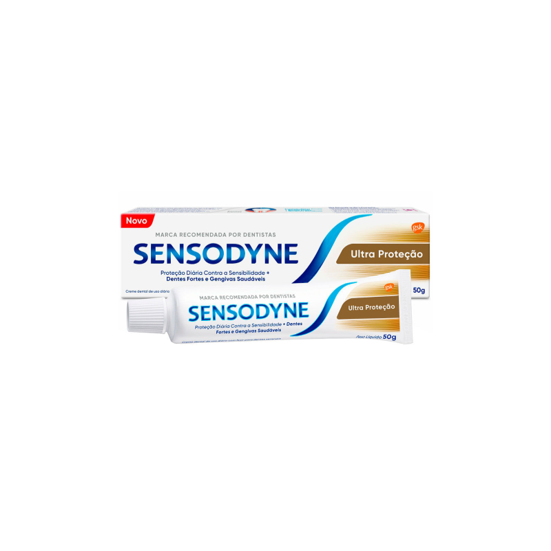 CREME DENTAL SENSODYNE ULTRA PROTEÇÃO 50G
