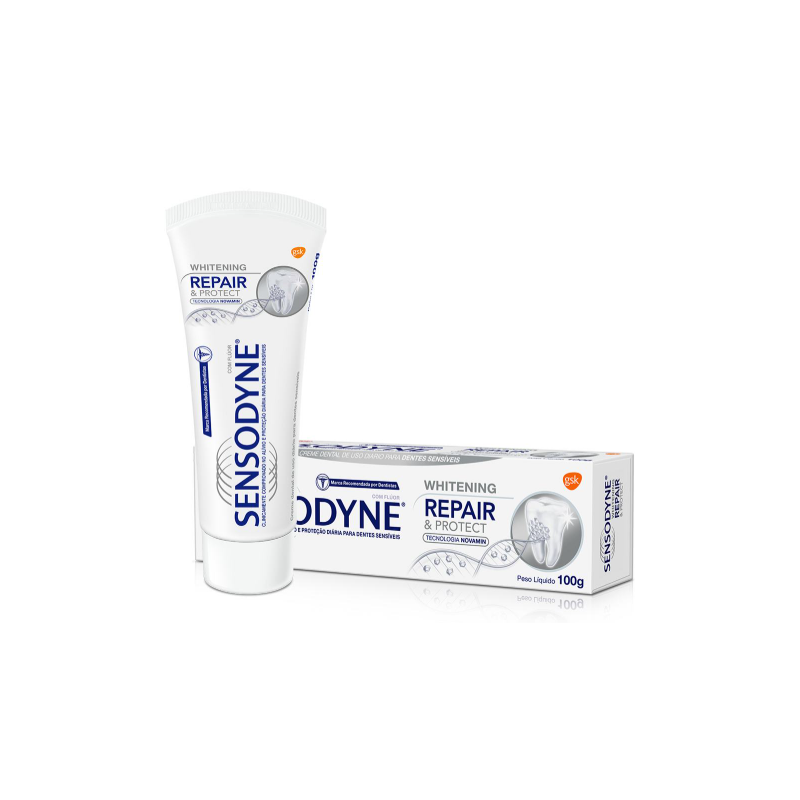 CREME DENTAL SENSODYNE WHITENING REPAIR & PROTECT 100G
