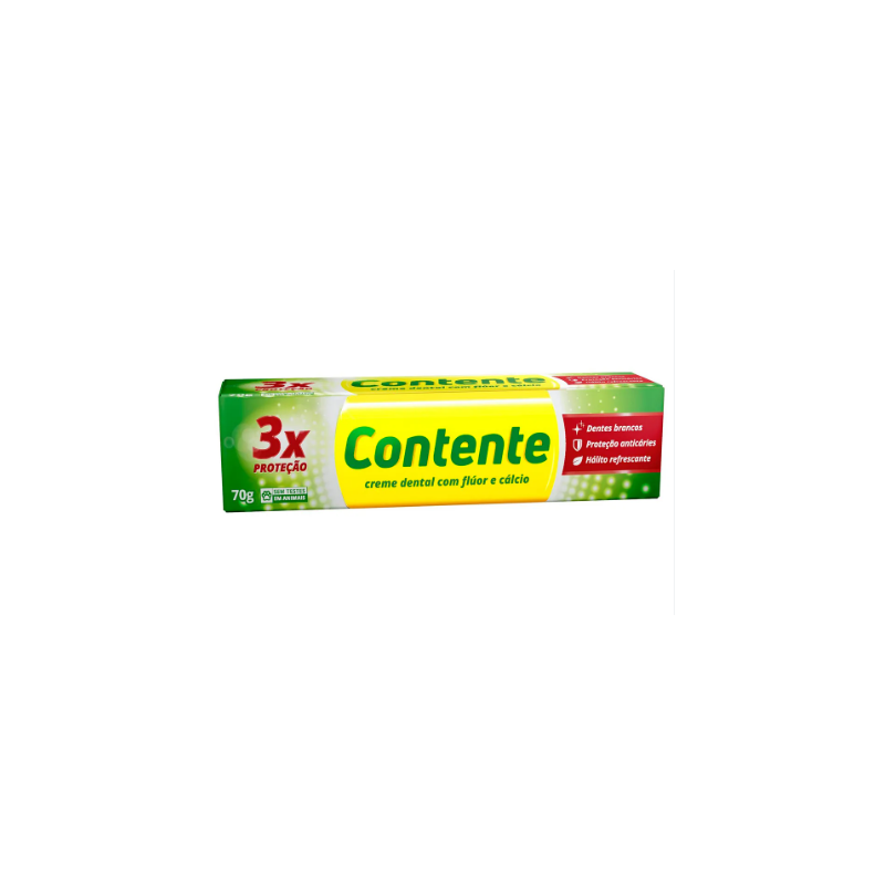CREME DENTAL CONTENTE TRIPLA PROTEÇÃO 70G