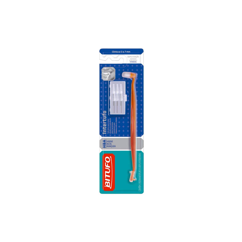 ESCOVA DENTAL BITUFO INTERTUFO CÔNICA 1UND