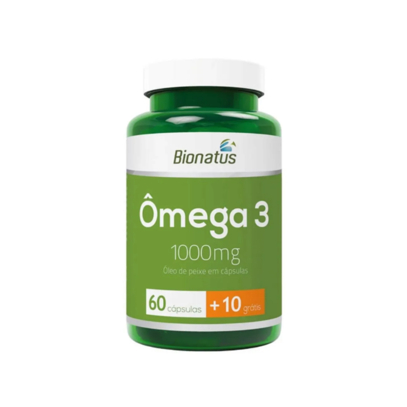 OMEGA 3 1.000MG GREEN COM 70 CAPSULAS BIONATUS