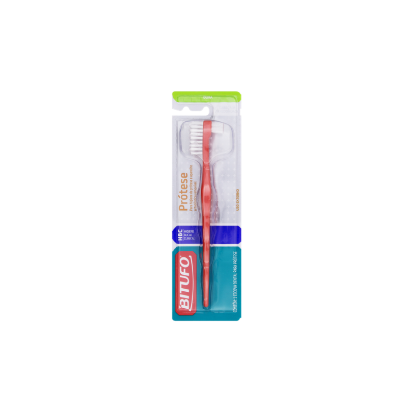 ESCOVA DENTAL LIMPA PRÓTESE DURA BITUFO 1UND