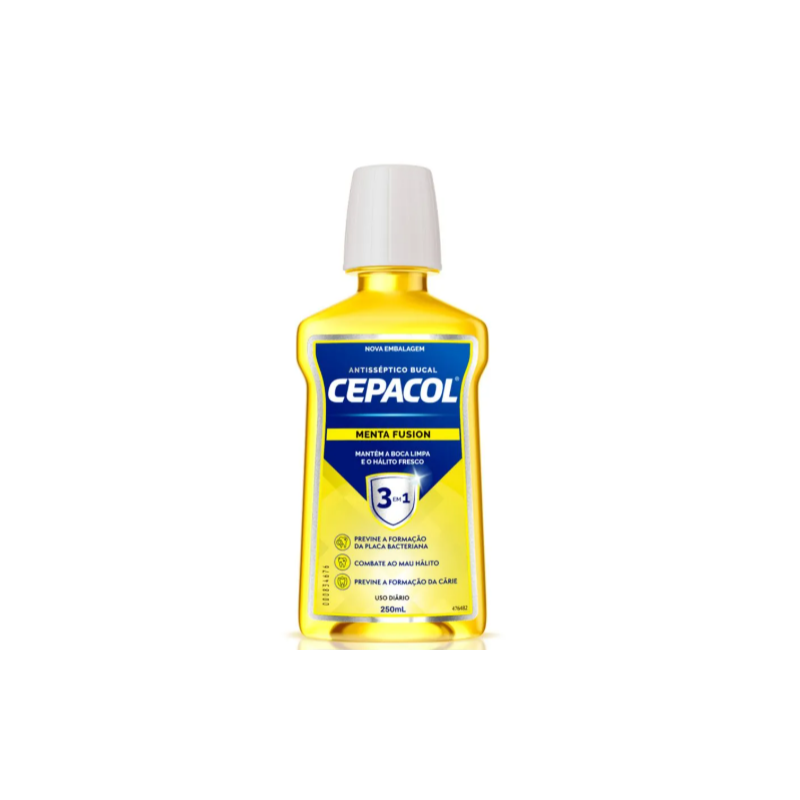 ENXAGUANTE BUCAL CEPACOL MENTA FUSION 250ML