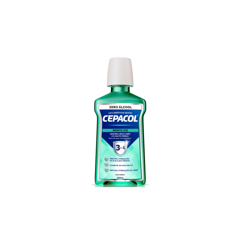 ENXAGUANTE BUCAL CEPACOL MENTA ICE 250ML