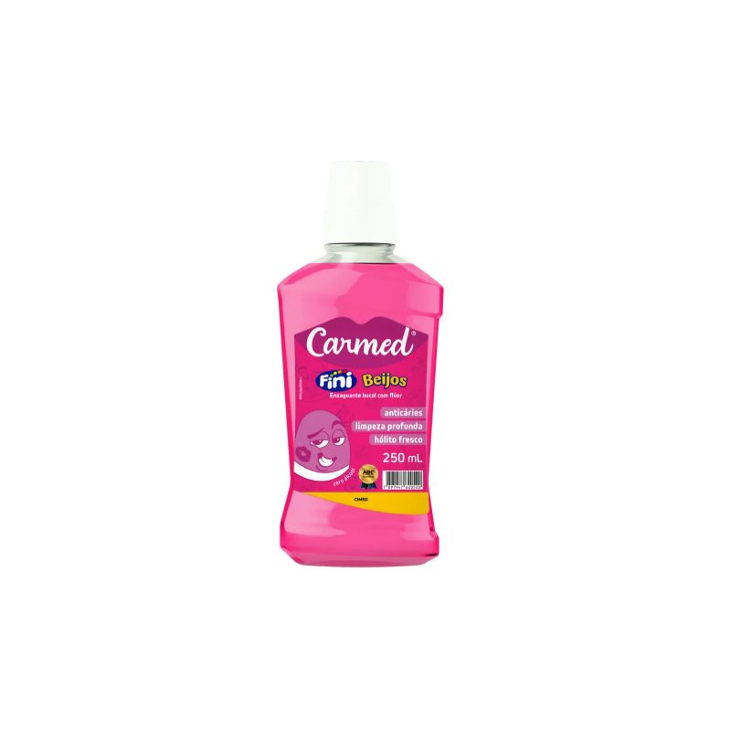 ENXAGUANTE BUCAL CARMED FINI BEIJOS 250ML