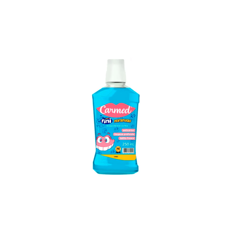 ENXAGUANTE BUCAL CARMED FINI DENTADURAS 250ML