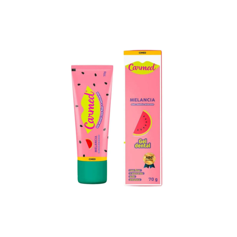 GEL DENTAL CARMED MELANCIA COM FLUOR 70G