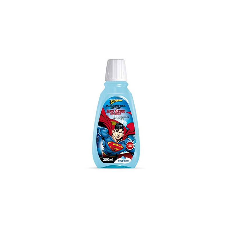 ENXAGUANTE BUCAL KIDS SUPERMAN BUBBLE GUM 250ML