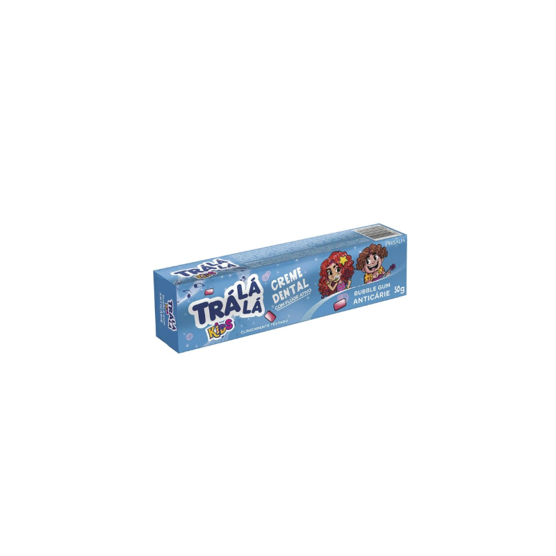 CREME DENTAL TRA LÁLÁ KIDS BUBBLE GUM 50G