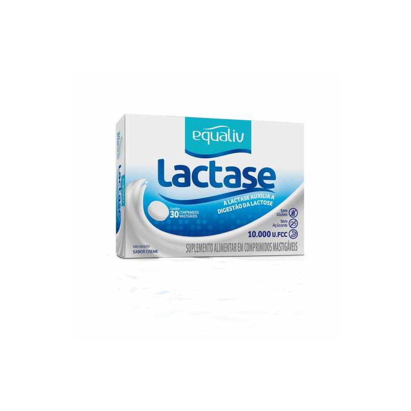 EQUALIV LACTASE 10.000 FCC COM 30 COMPRIMIDOS