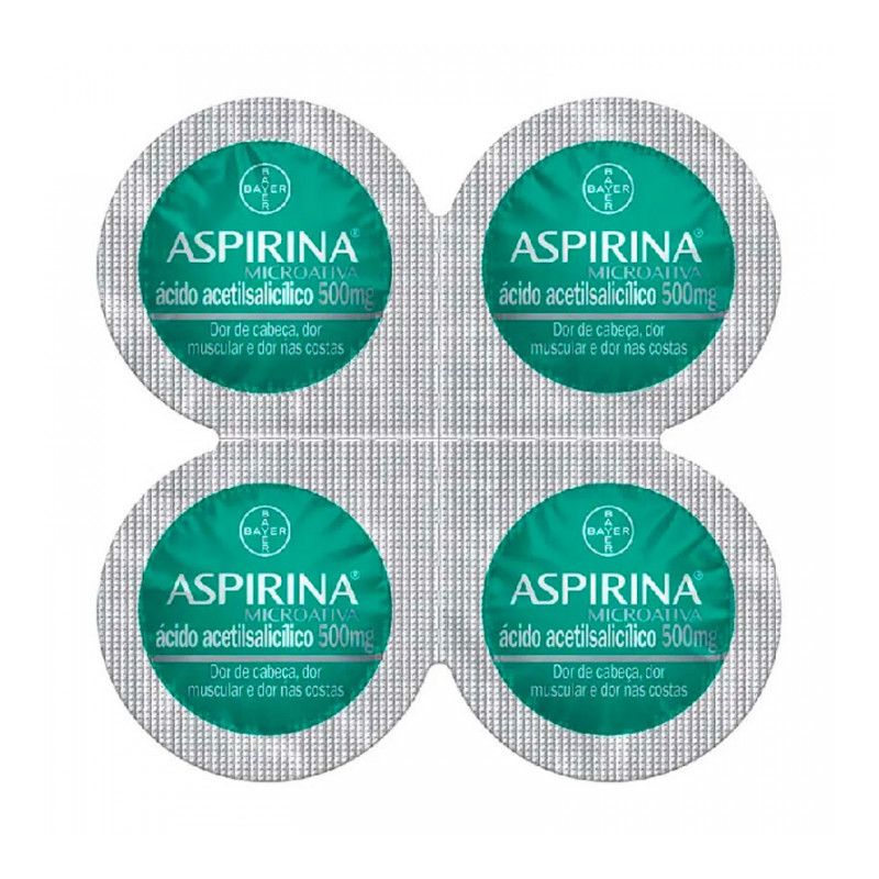 ASPIRINA MICROATIVA 500MG C/100 25X4