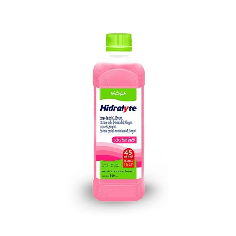 HIDRALYTE 45 SABOR TUTTI FRUTTI 500 ML