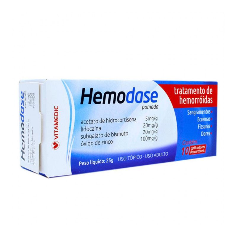 HEMODASE POM 25 GRAMAS-VITAMEDIC-GENÉRICO-