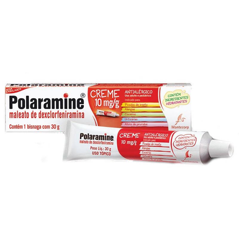 POLARAMINE CREME COM  30 GRAMAS