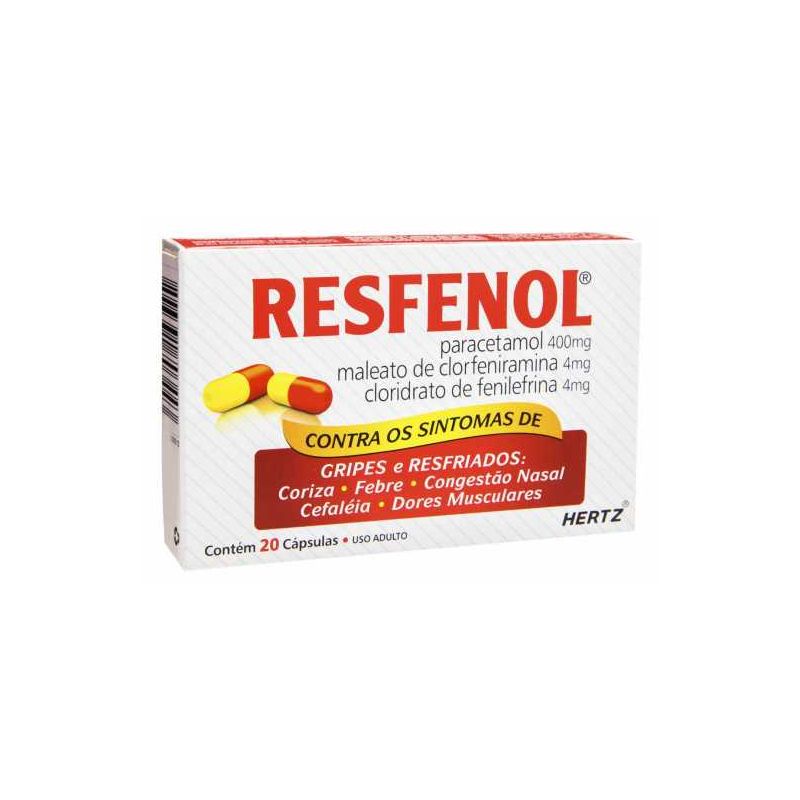 RESFENOL COM 20 CAPSULAS-KLEY HERTZ-
