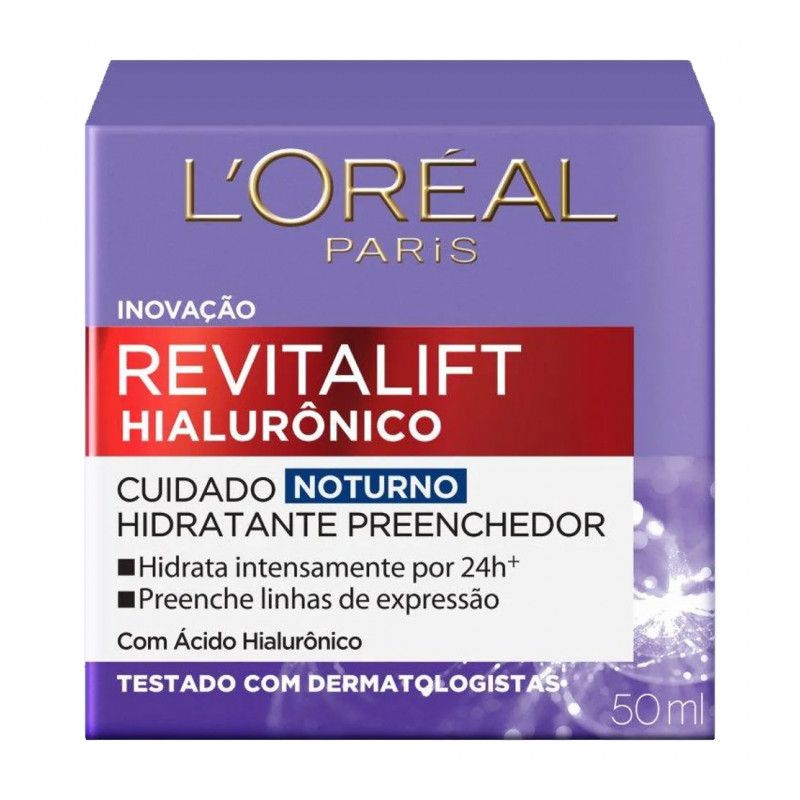 CREME REVITALIFT HIALURONICO NOTURNO FPS 20 49G