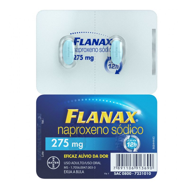 FLANAX 275MG COM 2 COMPRIMIDOS REVESTIDOS
