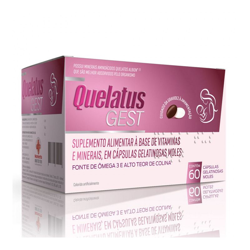 QUELATUS GEST COM 60 CÁPSULAS 