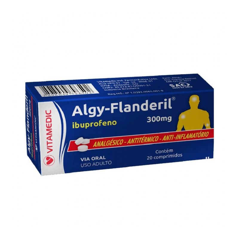 ALGY-FLANDERIL 300MG COM 20 COMPRIMIDOS-VITAMEDIC-