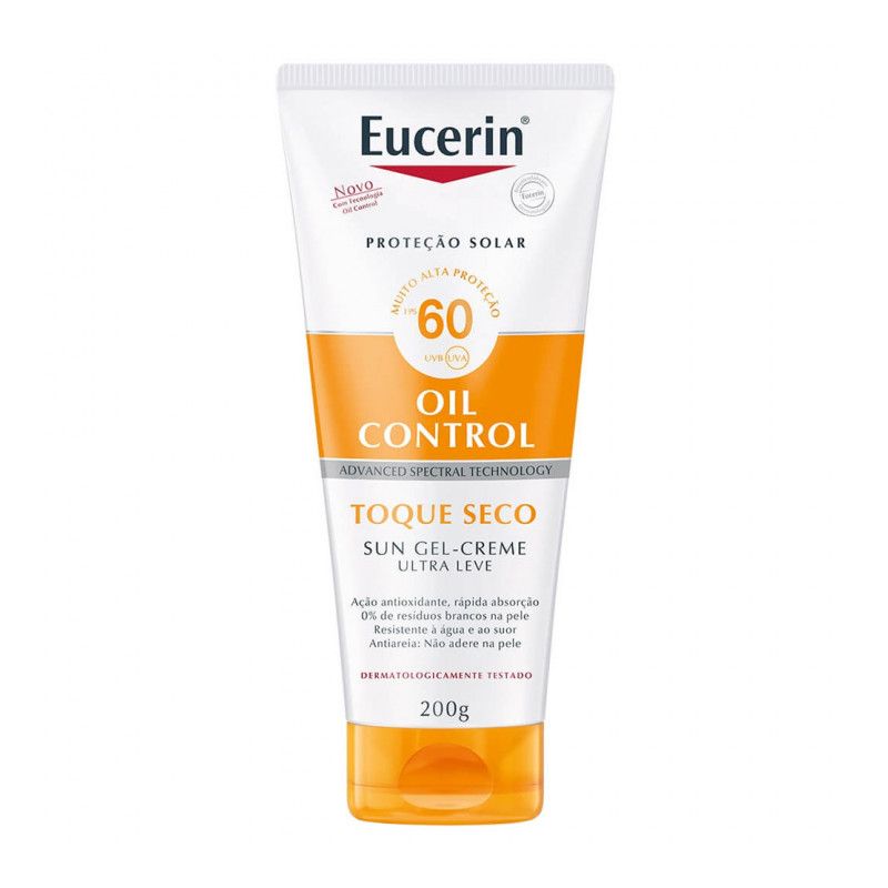 EUCERIN PROTETOR SOLAR OIL CONTROL  FPS60 200 GRAMAS