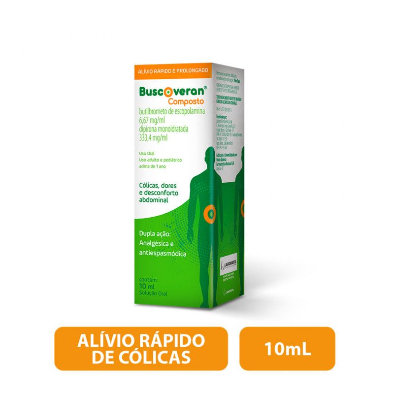 BUSCOVERAN COMPOSTO GOTAS COM 10 ML-LABORATIL-
