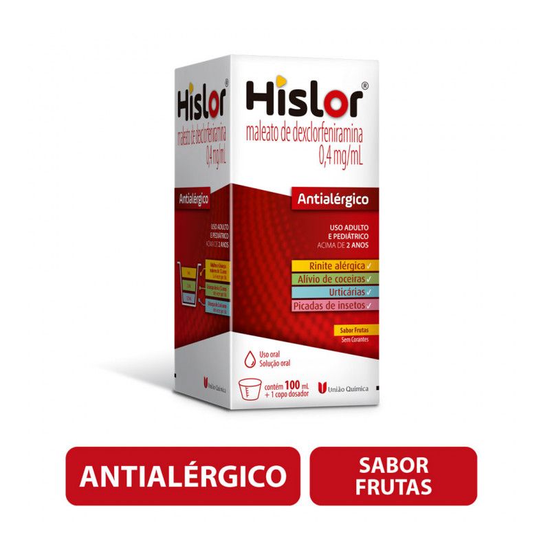 HISLOR  XAROPE 100ML-UNIÃOQUIMICA-