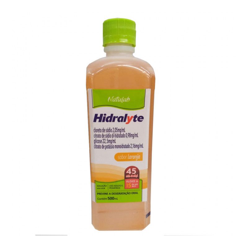HIDRALYTE 45 SABOR LARANJA 500 ML