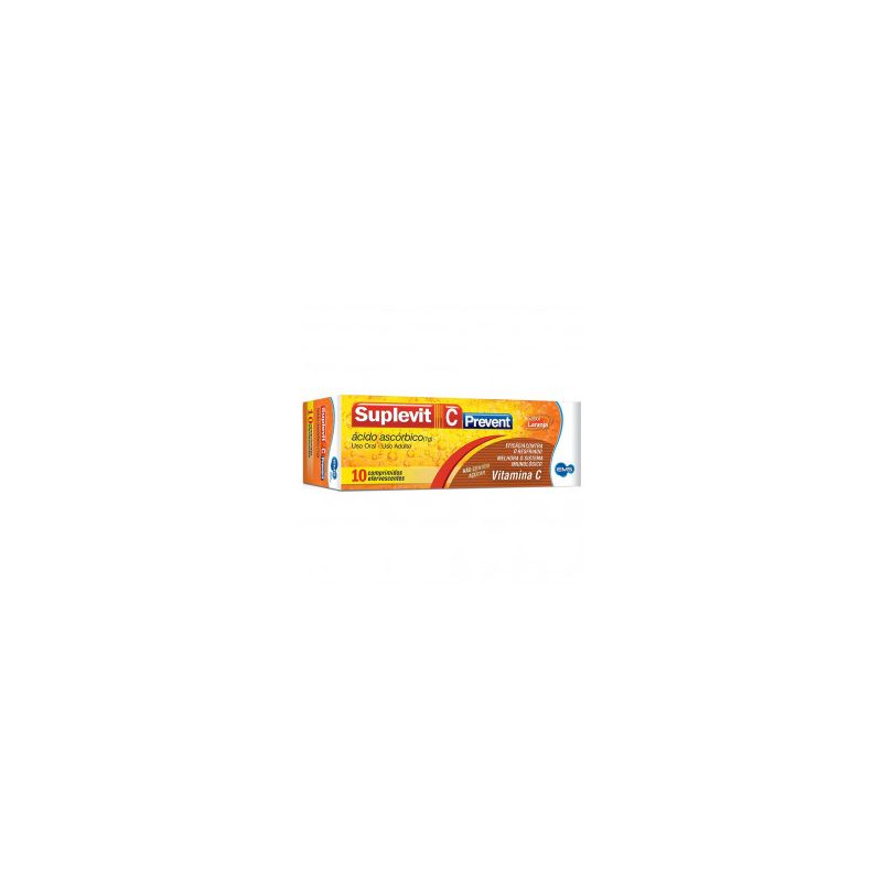 SUPLEVIT C PREVENT 1G COM 10 COMPRIMIDOS EFERVECENTES-EMS-