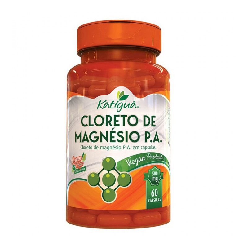 CLORETO DE MAGNÉSIO P.A. 500 MILIGRAMAS COM 60 CÁPSULAS