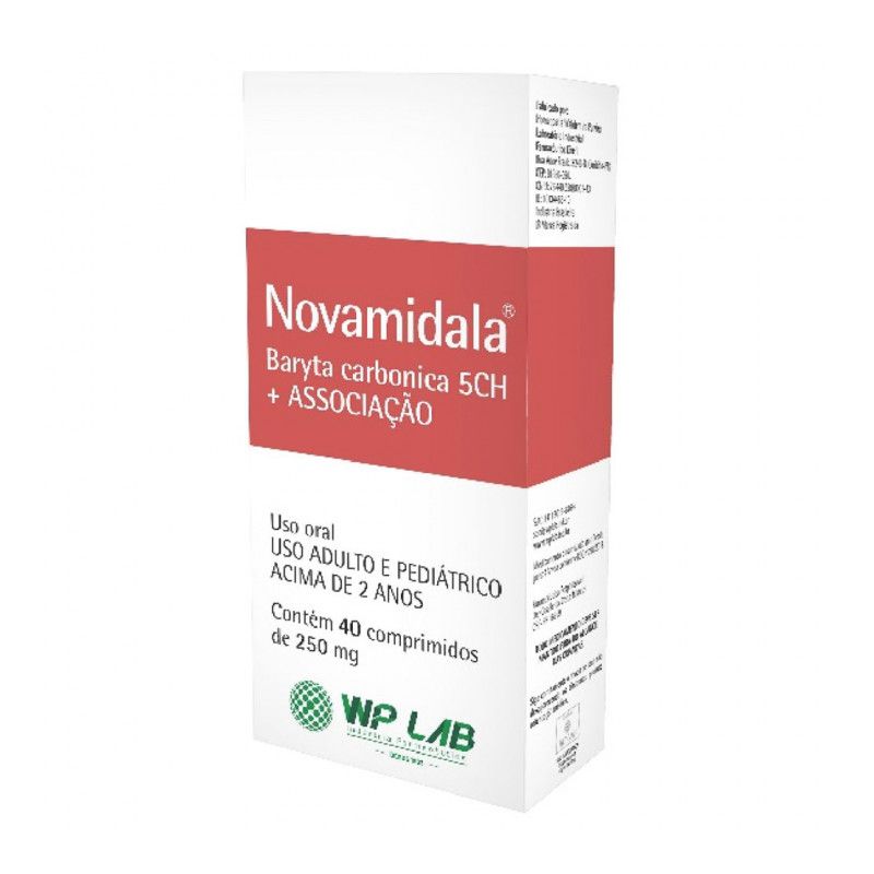 NOVAMIDALA 250MG COM 40 COMPRIMIDOS - 