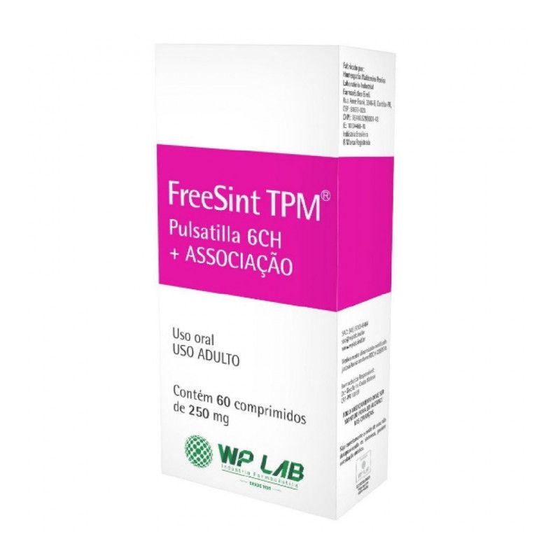 FREESINT TPM 250MG COM 60 COMPRIMIDOS