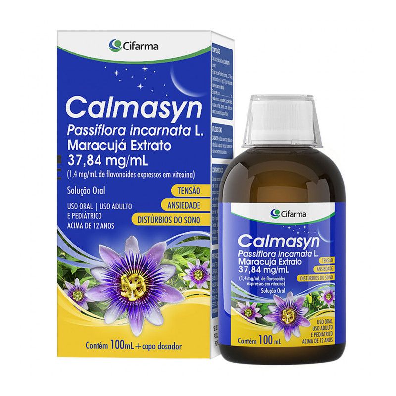 CALMASYN SOLUÇÃO ORAL COM 100ML