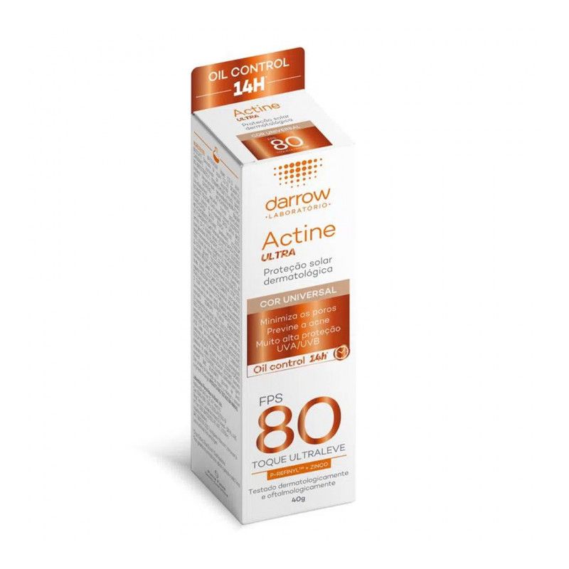 PROTETOR SOLAR ACTNE FPD80 ULTRA COR UNIVERSAL 40 GRAMAS