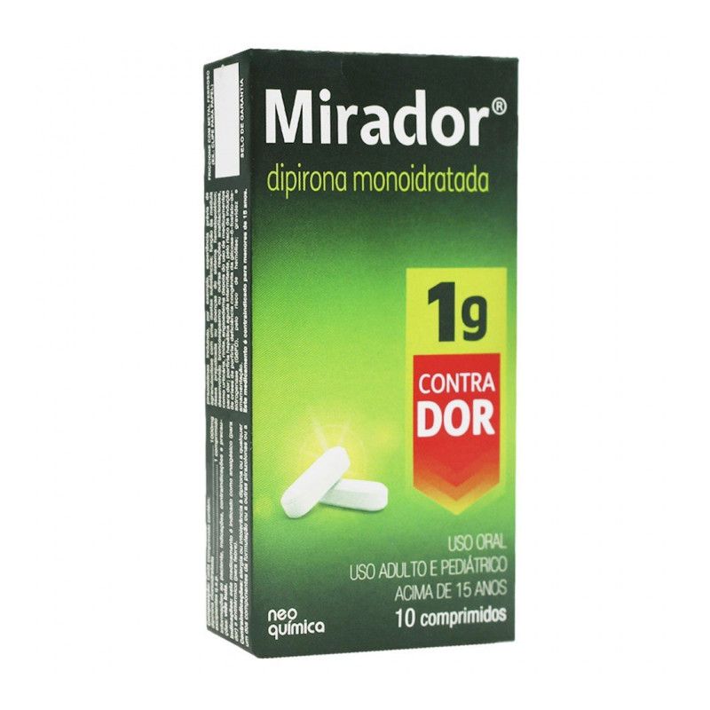 MIRADOR 1G COM 10 COMPRIMIDOS