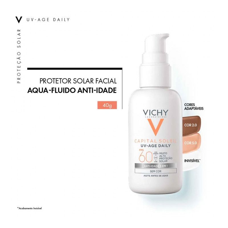 PROTETOR SOLAR FACIAL CAPITAL SOLEIL UV-AGE DAILY 5.0 FPS60 
