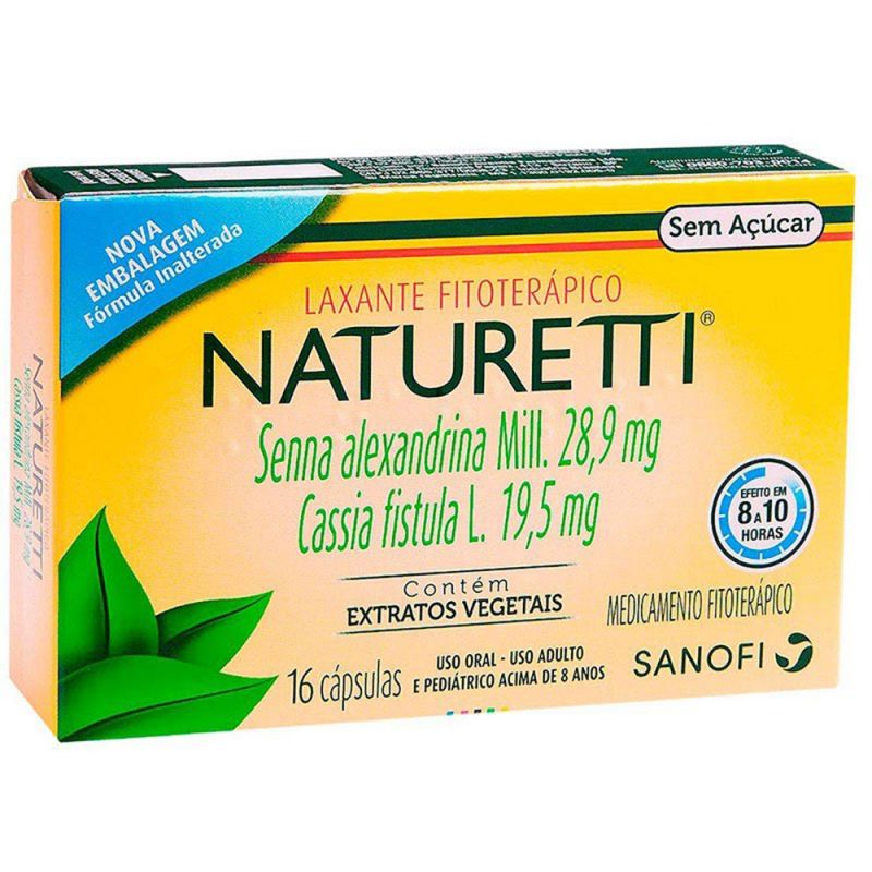 NATURETTI 28,9MG+19,5MG COM 16 CÁPSULAS