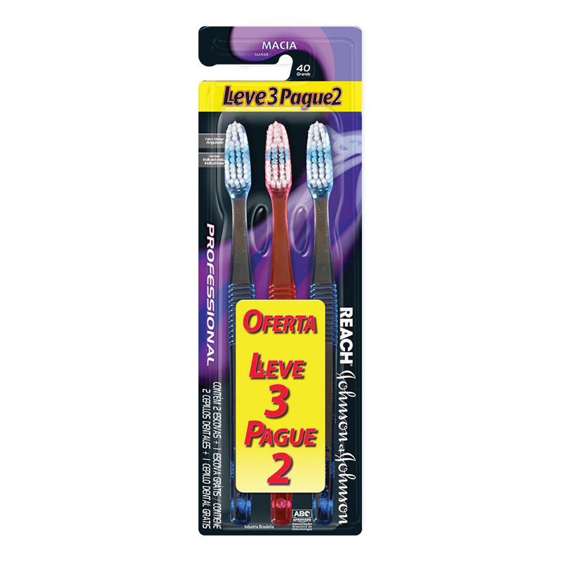 ESCOVA DENTAL JOHNSON&JOHNSON REACH MACIA LEVE3 PAGUE2