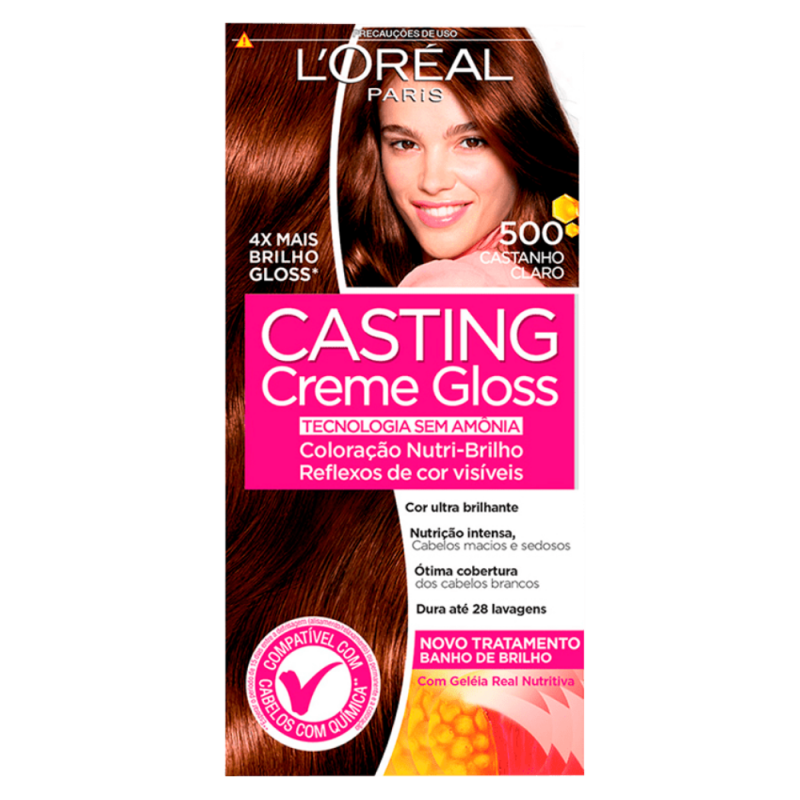 TINTURA CASTING CREME GLOSS CASTANHO CLARO 500