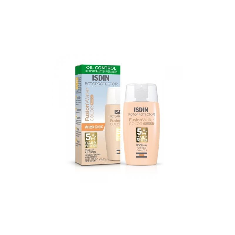 PROTETOR SOLAR  ISDIN FUSION WATER COLOR FPS 50 CLARA 50ML