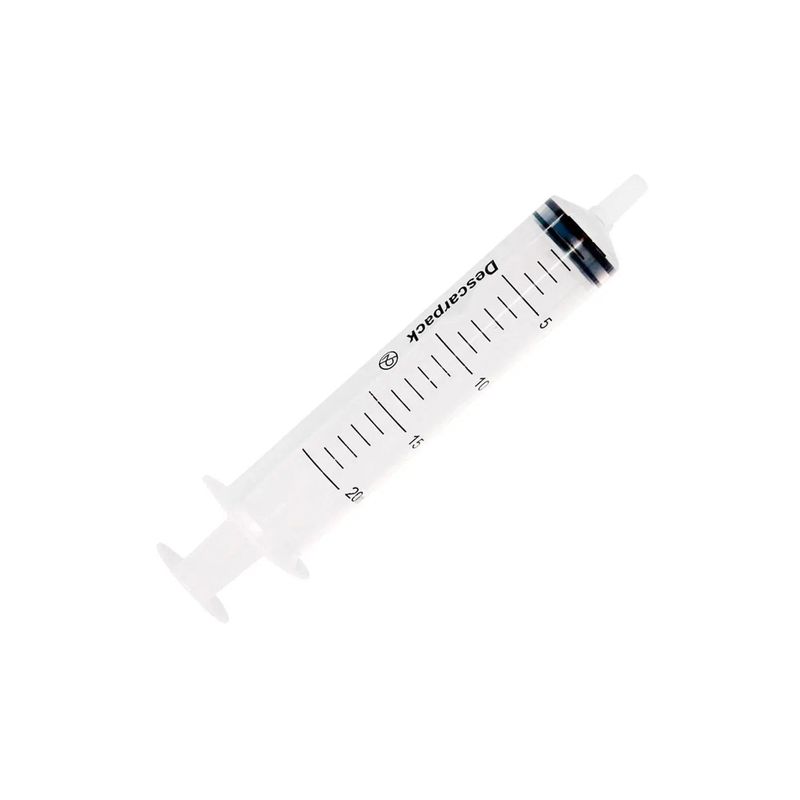 SERINGA 20ML SEM AGULHA BICO SLIP DESCARPARCK
