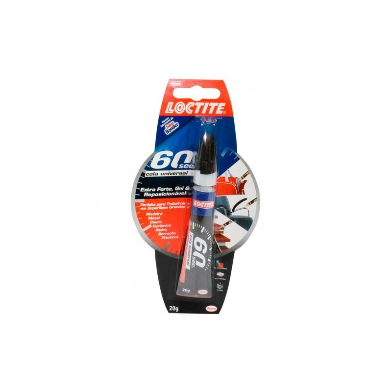 COLA LOCTITE ALTA RESISTENCIA 60 SEGUNDOA 20 GRAMAS